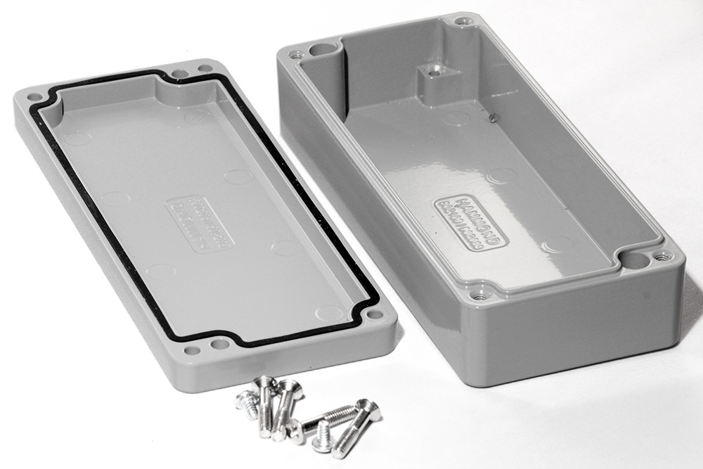 Hammond Manufacturing-1590Z120GY- hammond, ham01, hammond box,case, cases, enclosures, metal, shielded